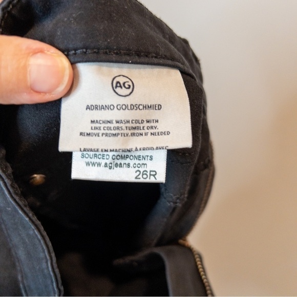 AG Adriano Goldschmied Womens Size 26 Black The Abbey Ankle Jean Stretch Skinny - Picture 9 of 10